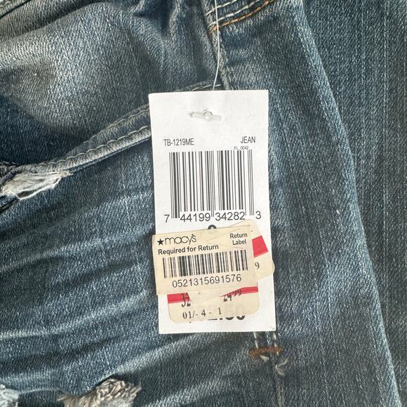 Vtg Y2K Deadstock Dollhouse Jeans Low Rise Boot Flare Boho Hippie Indie Size 9 - Picture 9 of 9